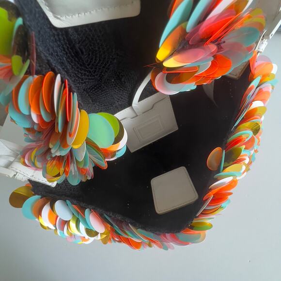 Vintage Fendi Multicolor big Paillette Baguette - Picture 5 of 8